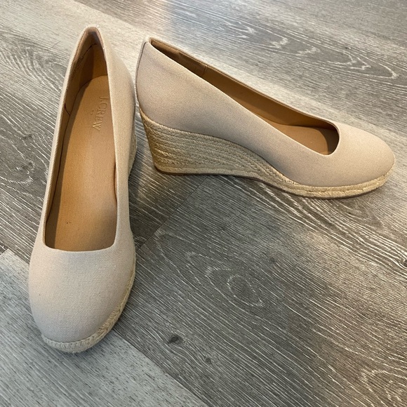 J. Crew Shoes - J. Crew Women's Beige Wedge Shoes